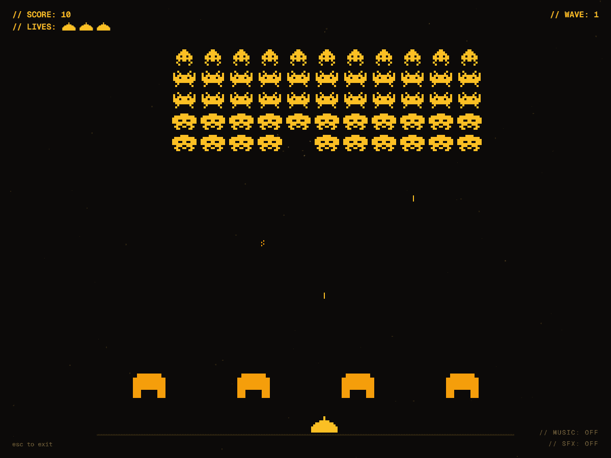 INVADERS gameplay