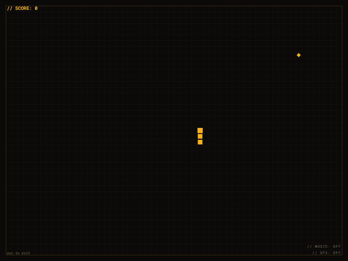SNAKE gameplay