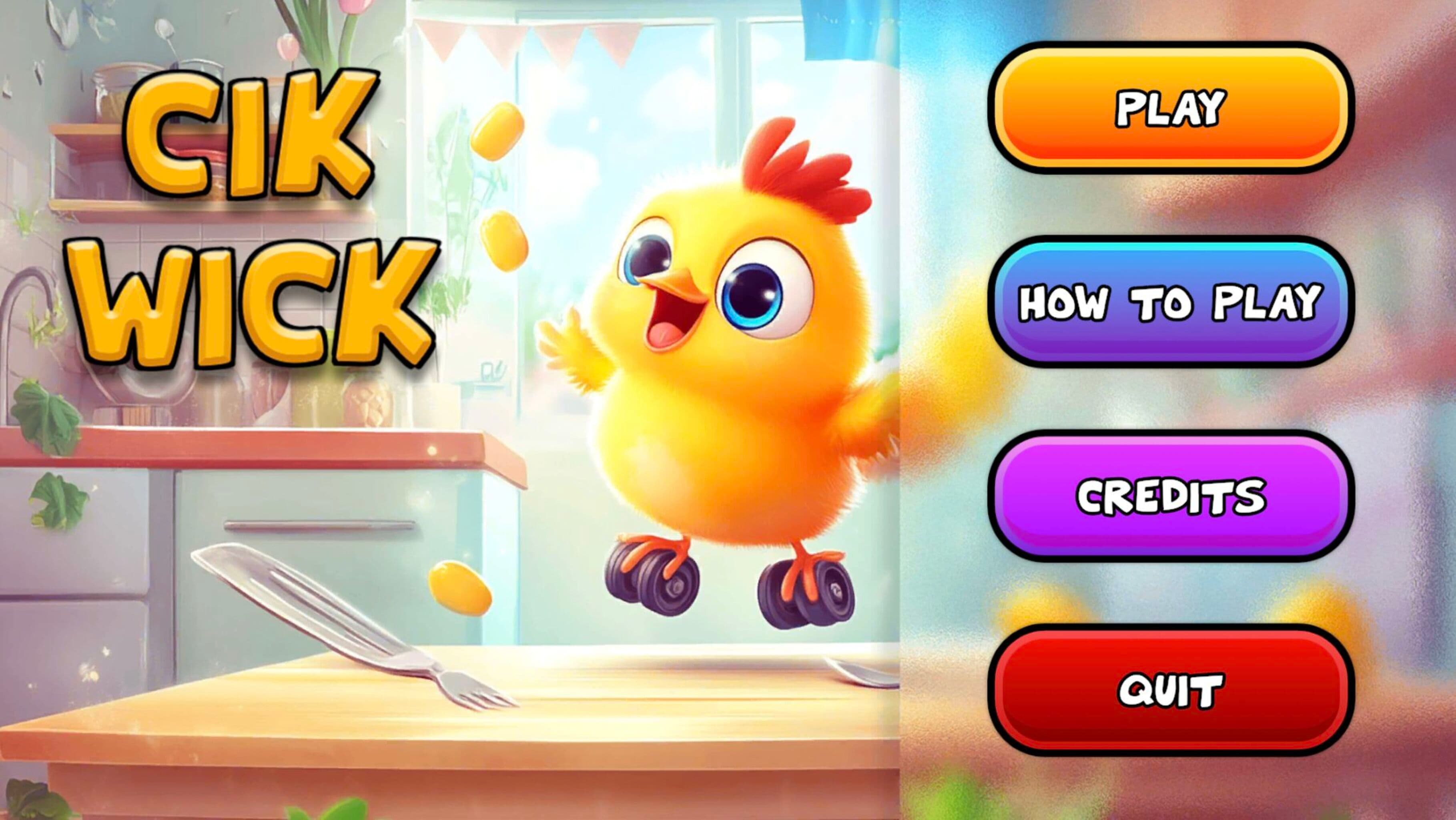 Chick Wick title screen